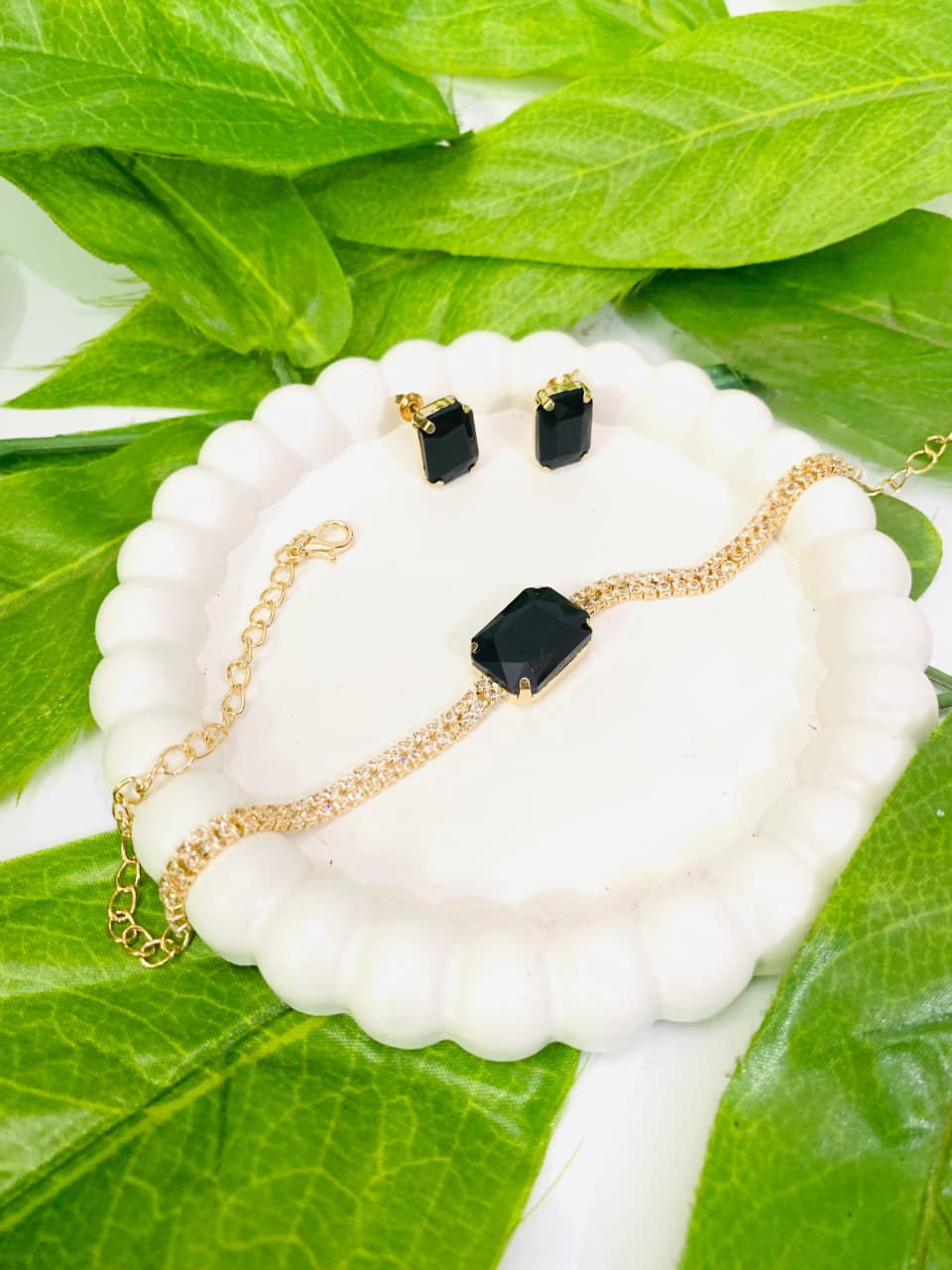 Dazzling Black Onyx & Elegance Set 💎✨