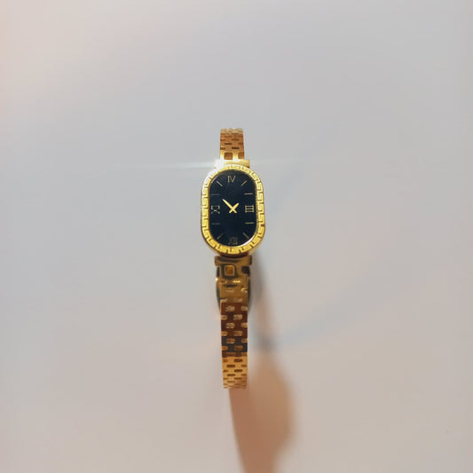 Vintage Luxury Watch-Inspired Bangle