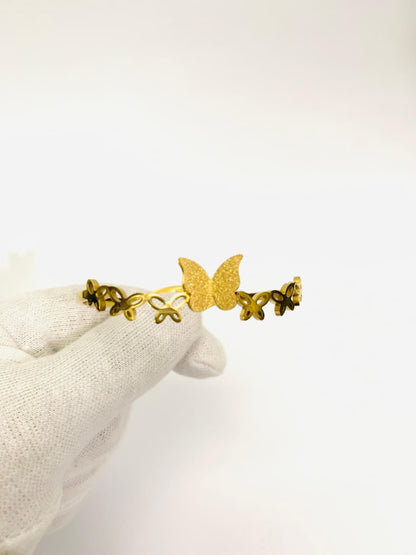 Graceful Flight Butterfly Bracelet - Stainless Steel