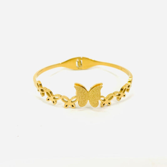 Graceful Flight Butterfly Bracelet - Stainless Steel