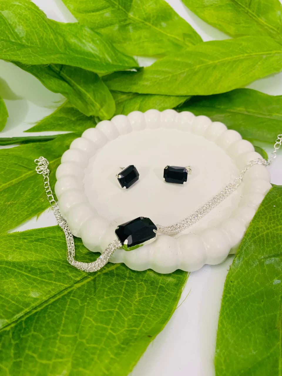 Dazzling Black Onyx & Elegance Set 💎✨