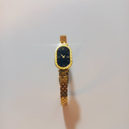 Vintage Luxury Watch-Inspired Bangle