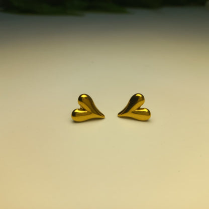 Luxury Black Clover Stud Earrings