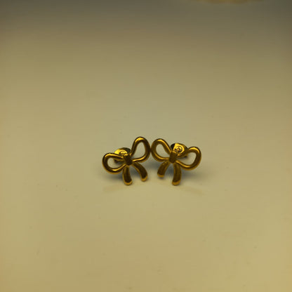 Tarnish-Free Stainless Steel Ribbon Earrings