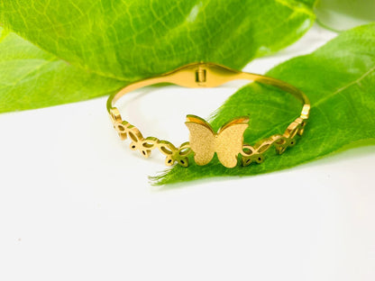 Graceful Flight Butterfly Bracelet - Stainless Steel