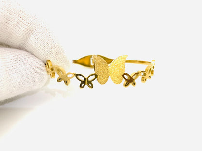 Graceful Flight Butterfly Bracelet - Stainless Steel