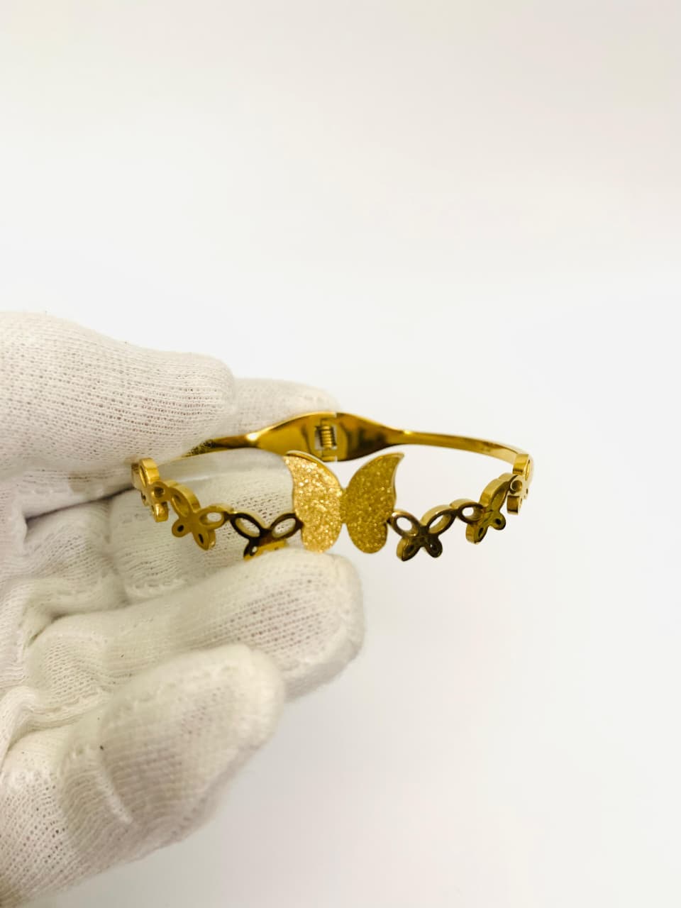 Graceful Flight Butterfly Bracelet - Stainless Steel