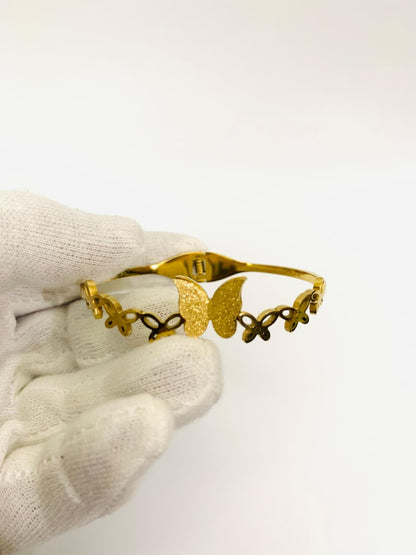 Graceful Flight Butterfly Bracelet - Stainless Steel