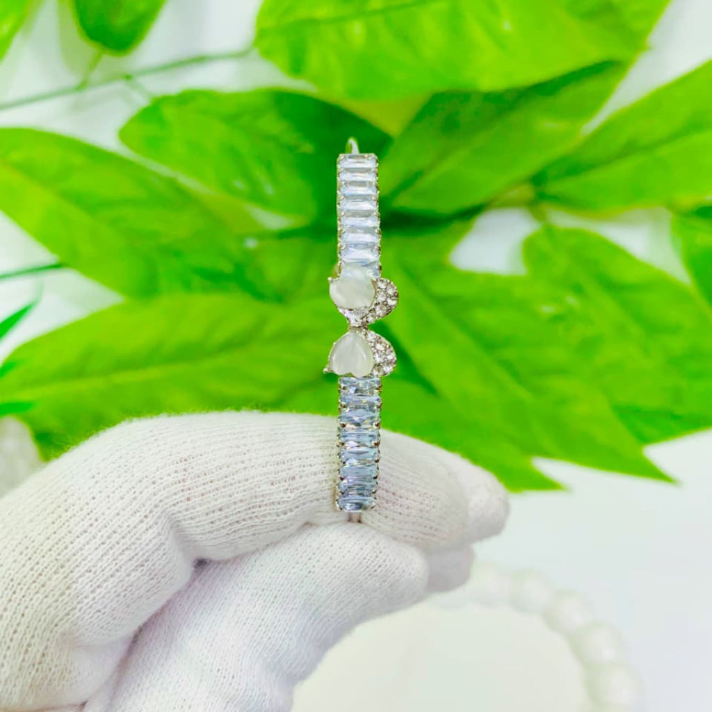 ✨ Dazzling Cubic Zirconia Cuff Bracelets - Gold, Silver, Rose Gold